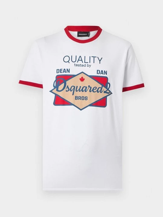 Foto van product T-shirt print Dsquared2 wit