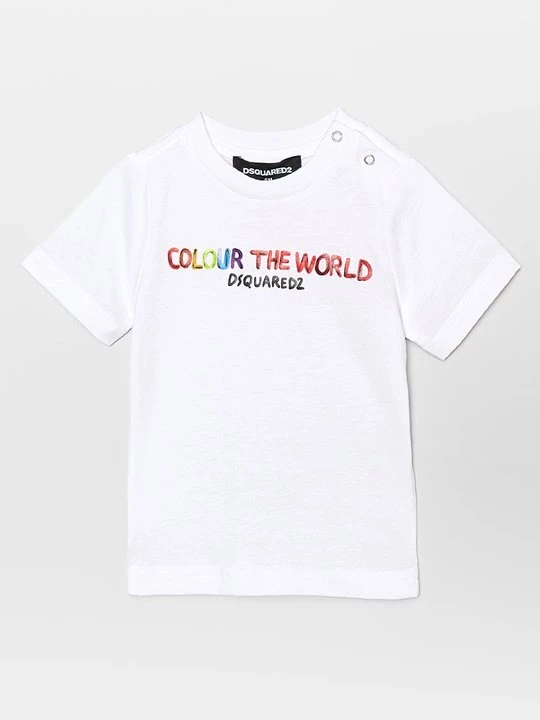 Foto van product T-shirt print Dsquared2 wit