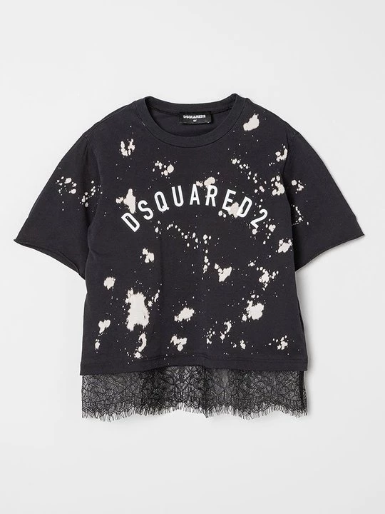 Foto van product T-shirt print Dsquared2 zwart