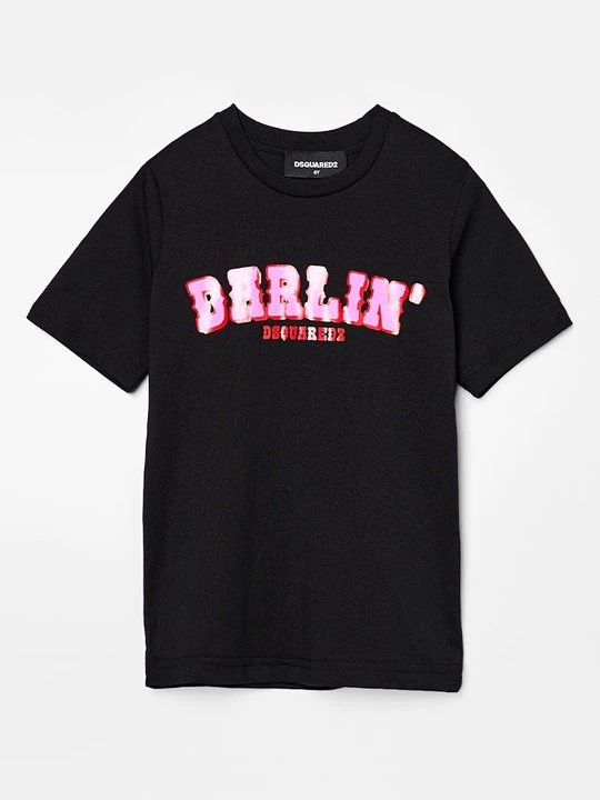 Foto van product T-shirt print Dsquared2 zwart