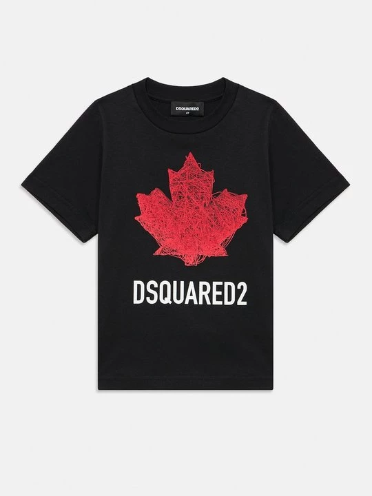 Foto van product T-shirt print Dsquared2 zwart