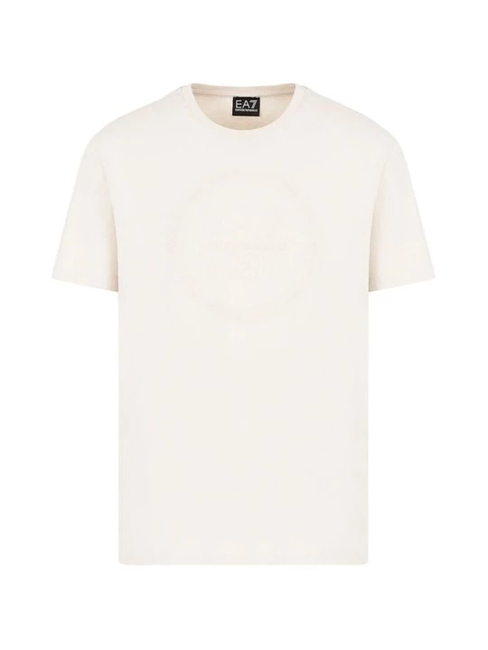 Foto van product T-shirt print EA7 Emporio Armani beżowy