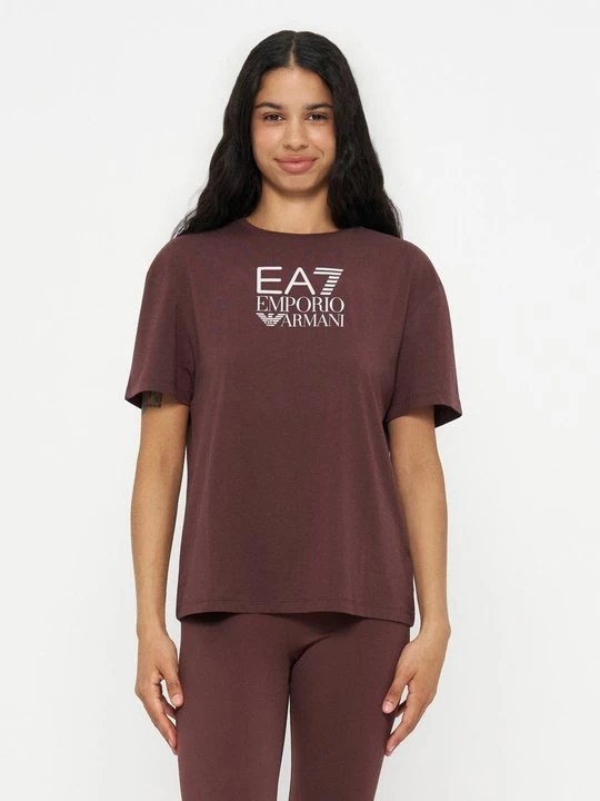 Foto van product T-shirt print EA7 Emporio Armani bruin