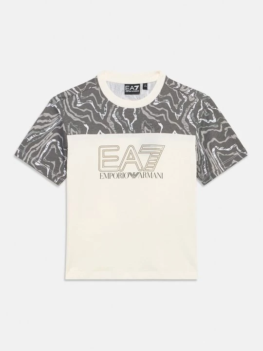Foto van product T-shirt print EA7 Emporio Armani crème
