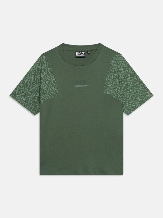 Foto van product T-shirt print EA7 Emporio Armani groen