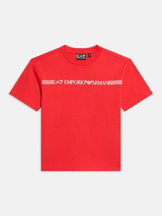 Foto van product T-shirt print EA7 Emporio Armani rood