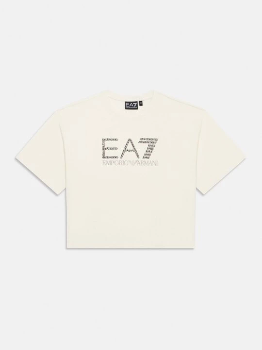 Foto van product T-shirt print EA7 Emporio Armani wit
