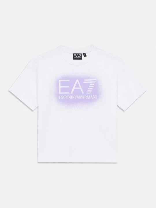Foto van product T-shirt print EA7 Emporio Armani wit