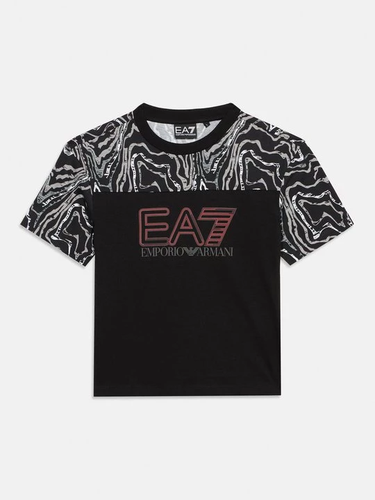 Foto van product T-shirt print EA7 Emporio Armani zwart