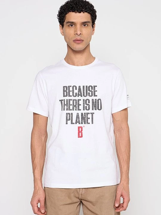 Foto van product T-shirt print ECOALF wit