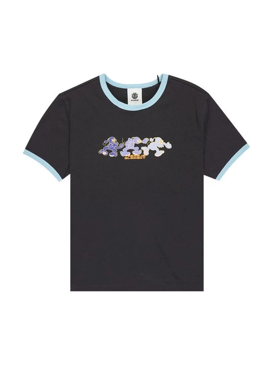 Foto van product T-shirt print Element zwart