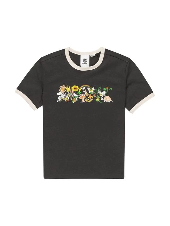 Foto van product T-shirt print Element zwart