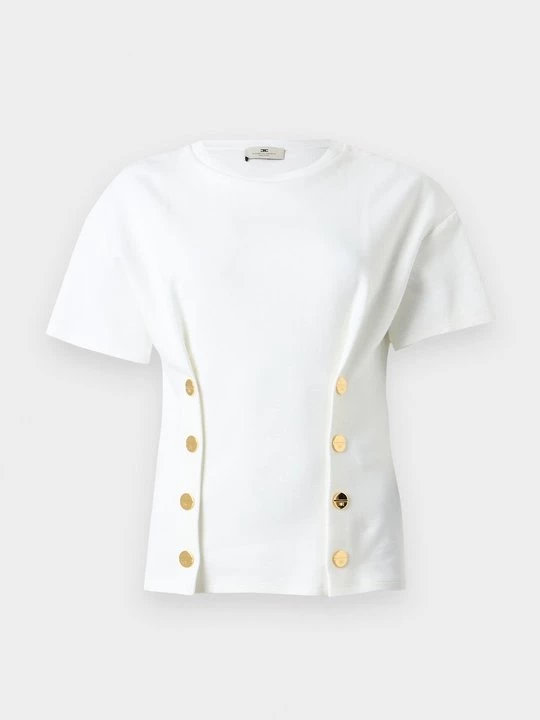 Foto van product T-shirt print Elisabetta Franchi wit