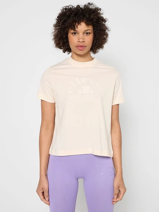 Foto van product T-shirt print Ellesse crème