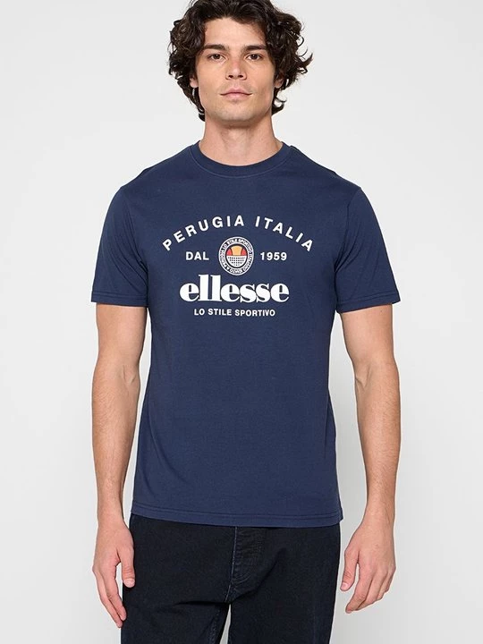 Foto van product T-shirt print Ellesse donkerblauw