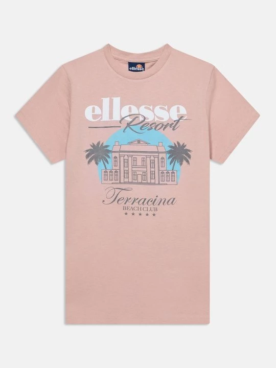 Foto van product T-shirt print Ellesse donkerroze