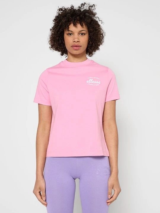 Foto van product T-shirt print Ellesse donkerroze