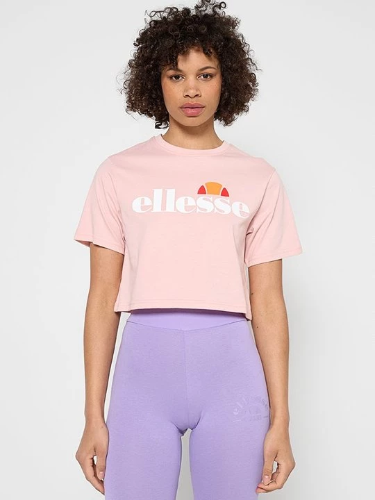 Foto van product T-shirt print Ellesse donkerroze