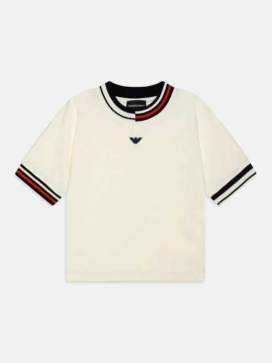 Foto van product T-shirt print Emporio Armani beżowy