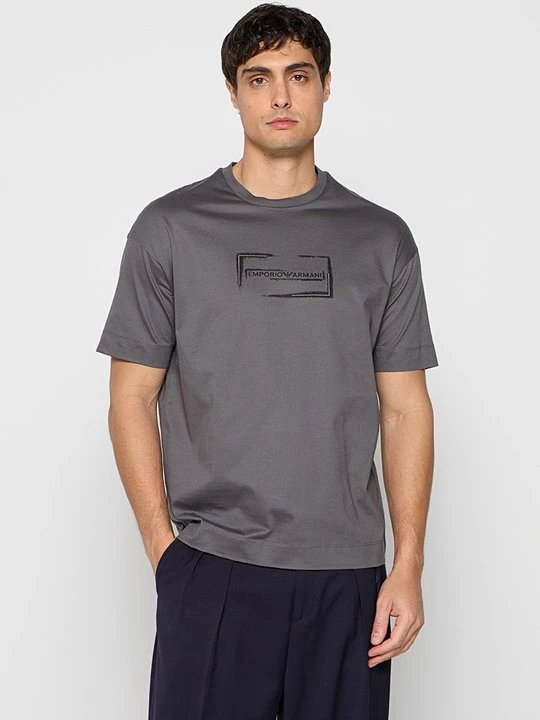 Foto van product T-shirt print Emporio Armani grijs