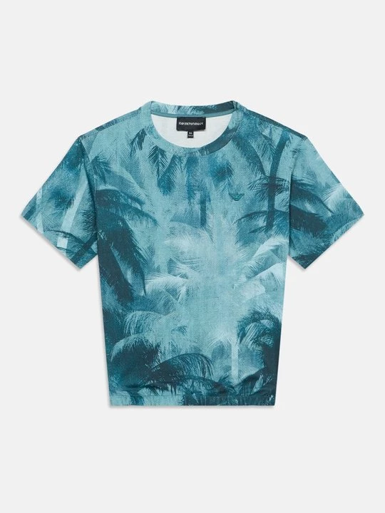 Foto van product T-shirt print Emporio Armani groen