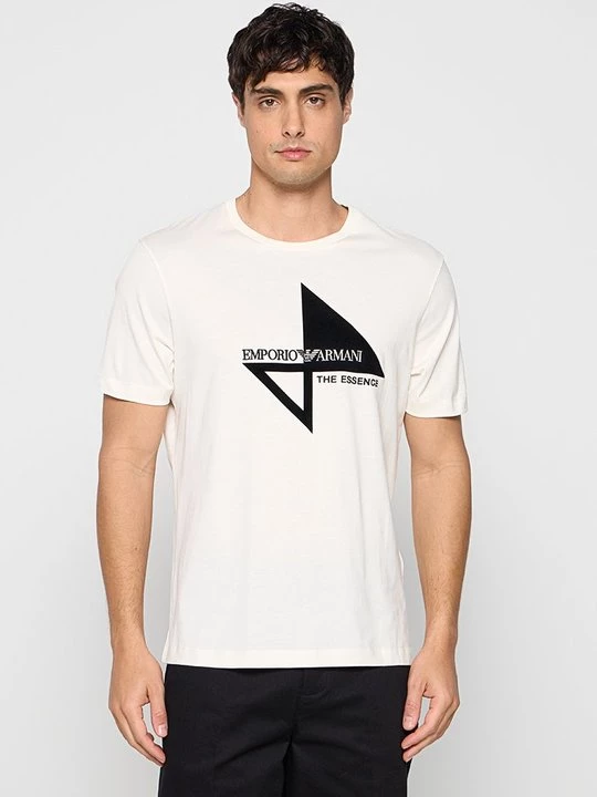 Foto van product T-shirt print Emporio Armani wit