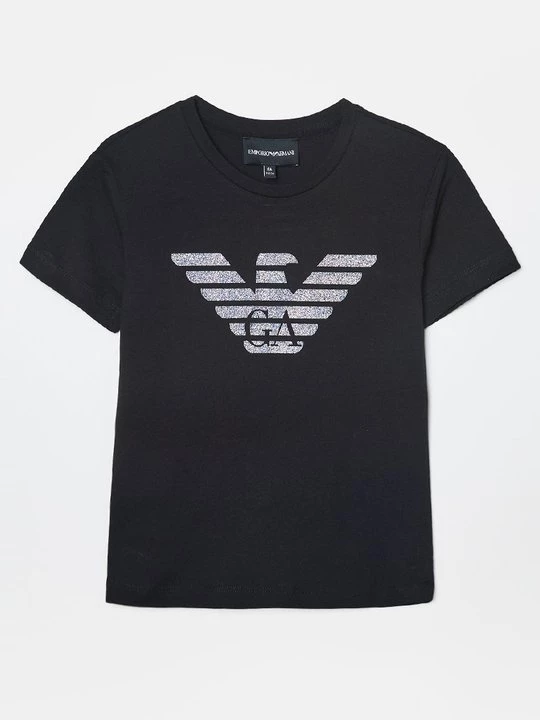 Foto van product T-shirt print Emporio Armani zwart