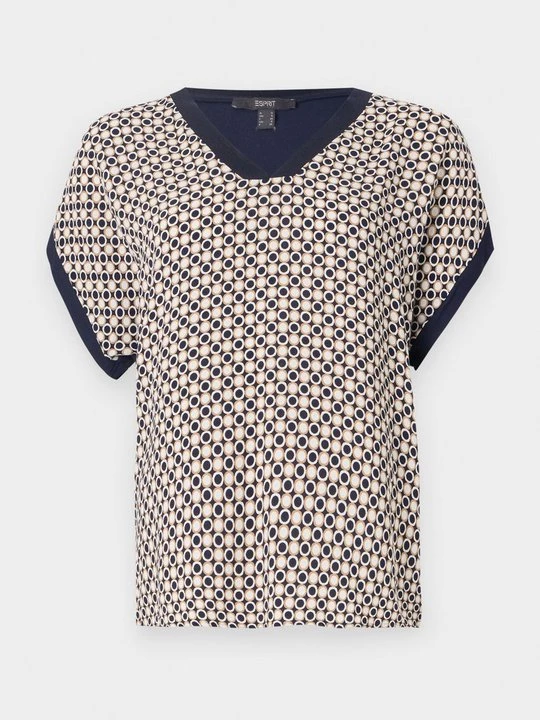 Foto van product T-shirt print Esprit donkerblauw