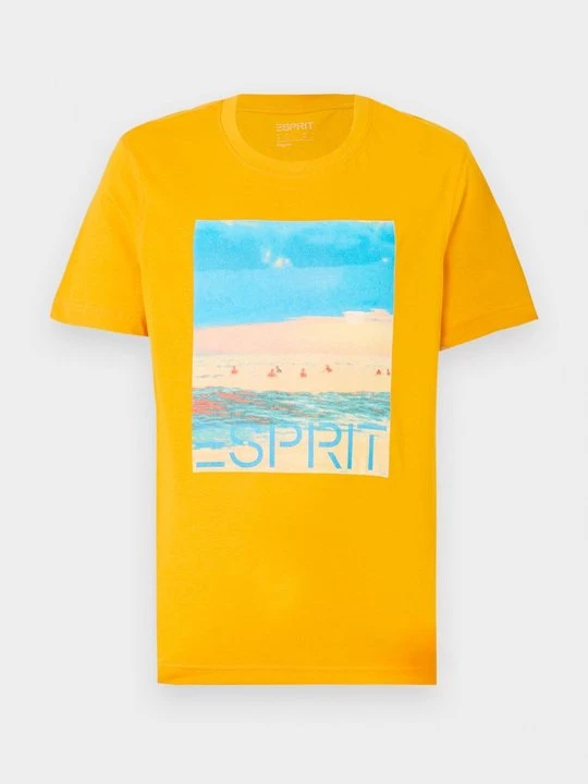 Foto van product T-shirt print Esprit oranje