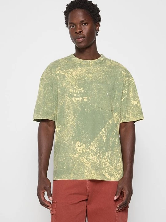 Foto van product T-shirt print Études olijfgroen