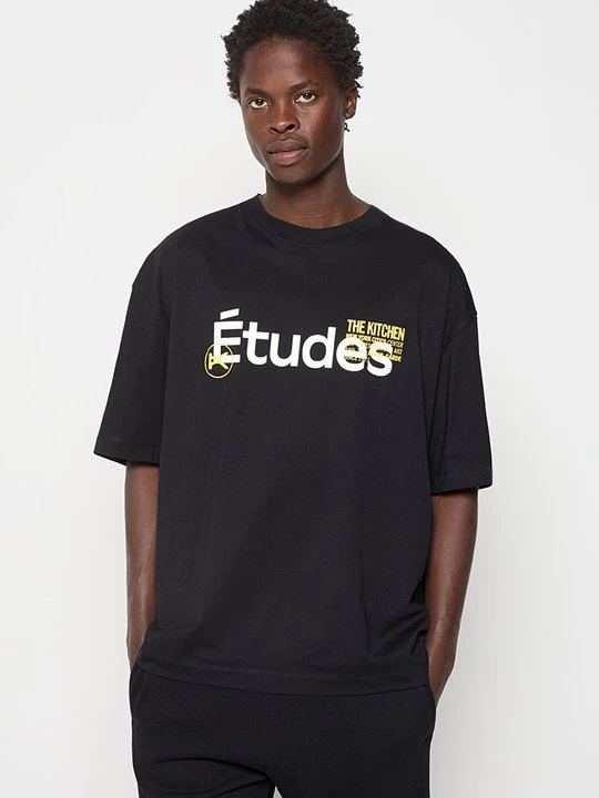 Foto van product T-shirt print Études zwart