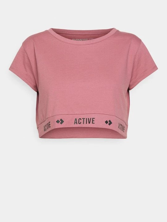 Foto van product T-shirt print Even&Odd Active By Zalando donkerroze