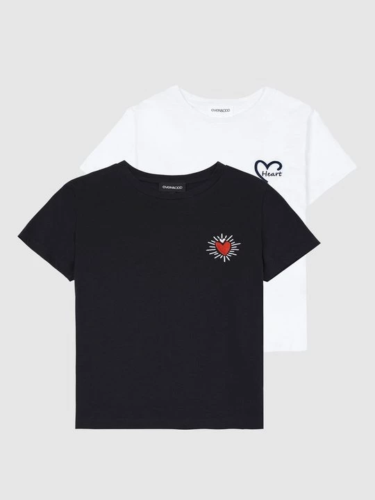 Foto van product T-shirt print Even&Odd By Zalando wit