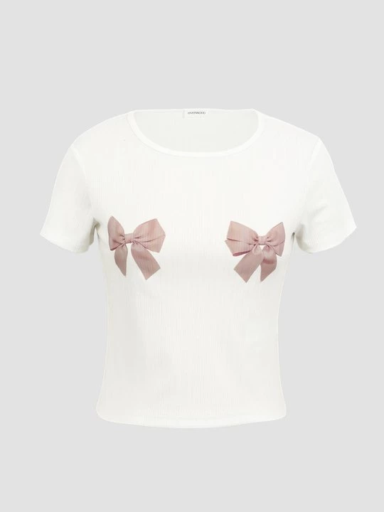 Foto van product T-shirt print Even&Odd By Zalando wit
