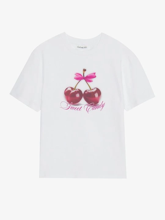 Foto van product T-shirt print Even&Odd By Zalando wit