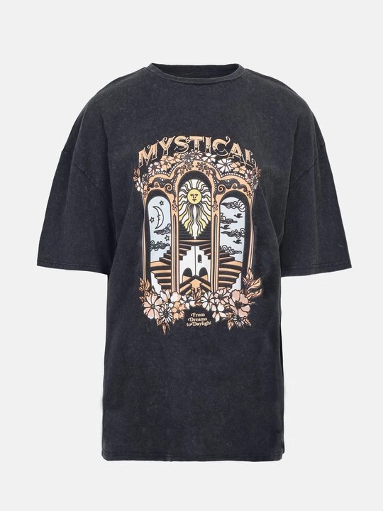 Foto van product T-shirt print Even&Odd By Zalando zwart