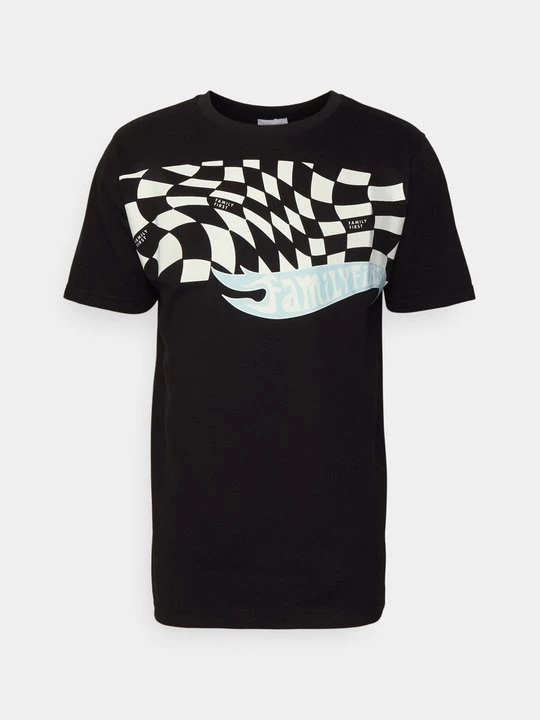 Foto van product T-shirt print Family First zwart