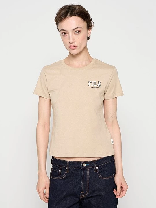 Foto van product T-shirt print Fila beżowy