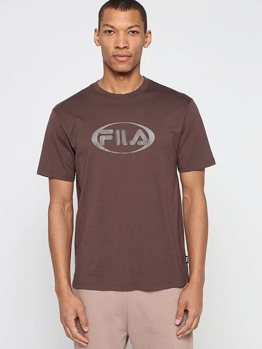 Foto van product T-shirt print Fila bruin
