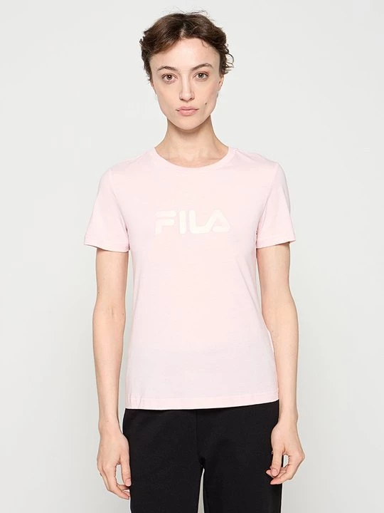 Foto van product T-shirt print Fila donkerroze