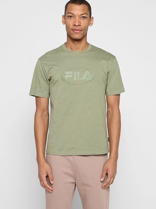 Foto van product T-shirt print Fila olijfgroen