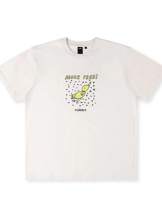 Foto van product T-shirt print Former beżowy