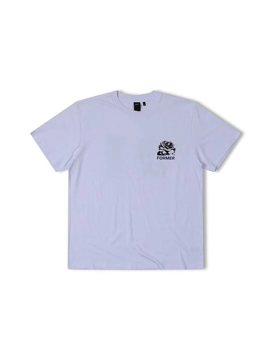 Foto van product T-shirt print Former wit