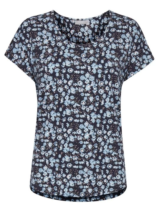 Foto van product T-shirt print Fransa blauw