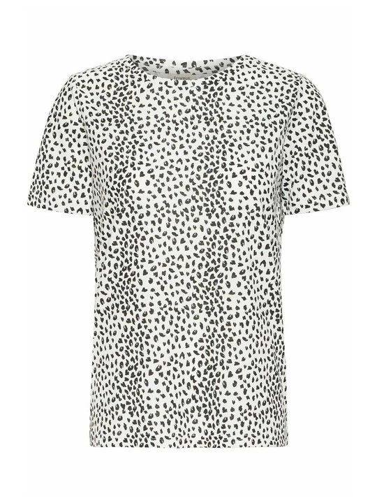 Foto van product T-shirt print Fransa wit