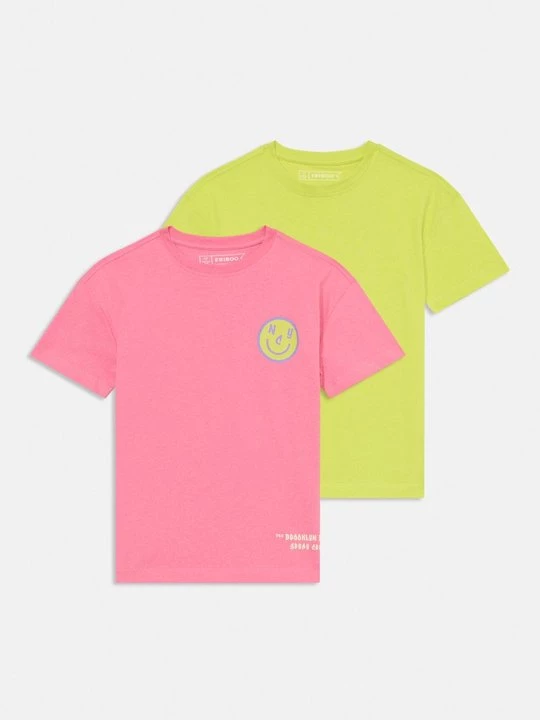 Foto van product T-shirt print Friboo By Zalando donkerroze