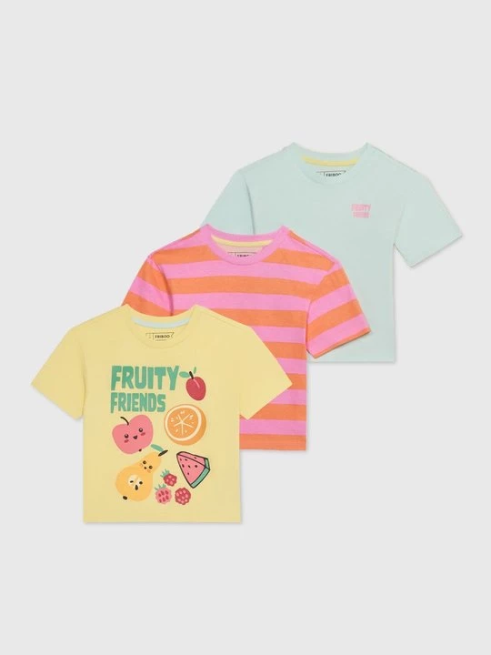 Foto van product T-shirt print Friboo By Zalando geel
