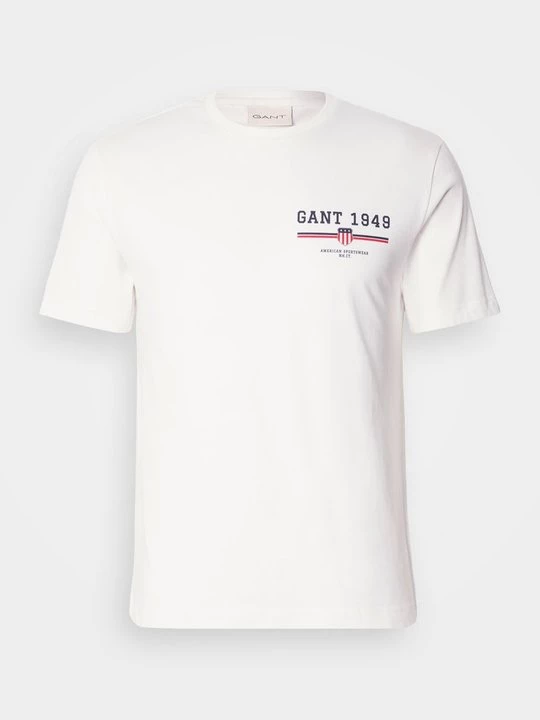 Foto van product T-shirt print Gant crème