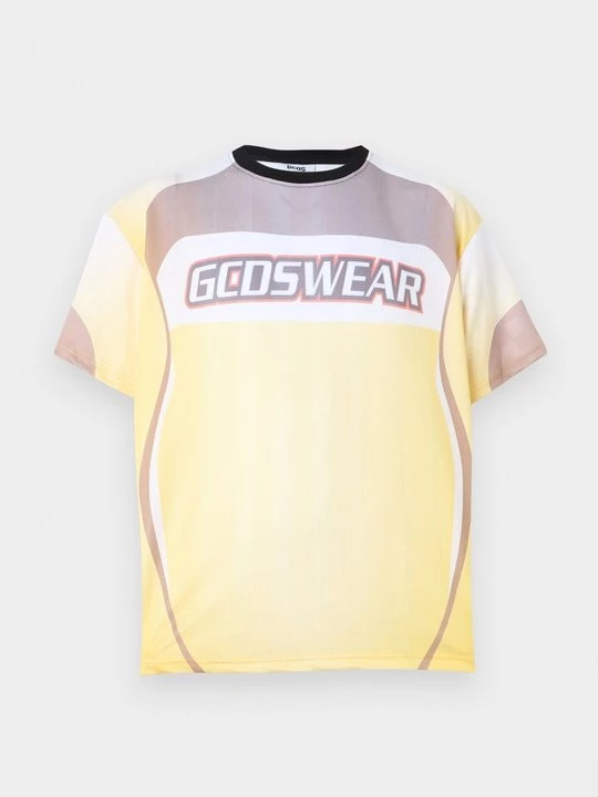 Foto van product T-shirt print GCDS geel