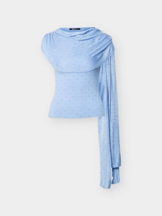 Foto van product T-shirt print Gina Tricot blauw